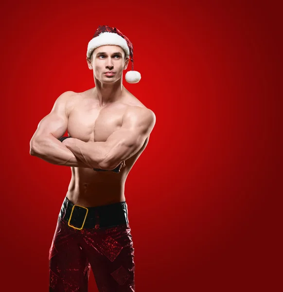 Kas yakışıklı seksi Noel Baba