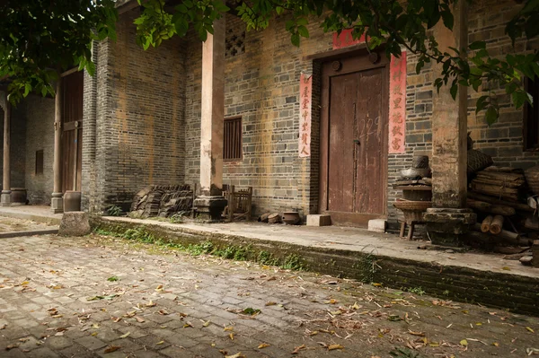 중국 전통 건물, 광시에 오래 된 마을 — 스톡 사진