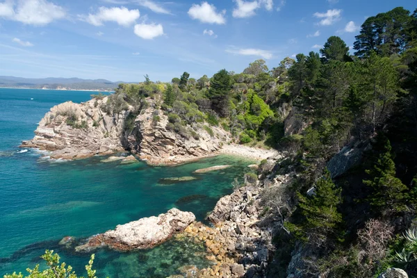 Formacje skalne Beach, Australia - czas obrazu — Zdjęcie stockowe