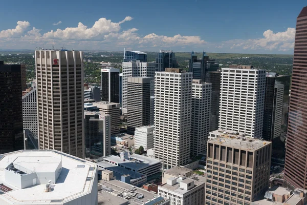 Calgary Panorama - skladem obrázek — Stock fotografie