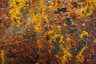 Rust on Metal Sheet background and texture