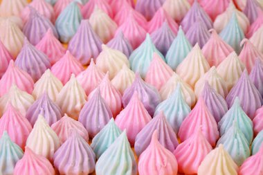 Renkli şeker arkaplan ve doku. Tayland hindistan cevizi şekeri veya Allure şekeri (Ar Lua), ünlü Tayland tatlısıdır.