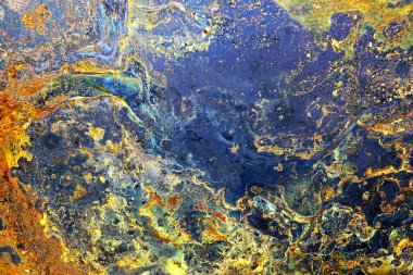 Metal kaplamalı paslı arka plan ve doku, yıpranmış kırsal metal levha. 