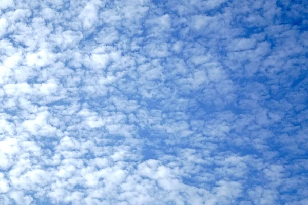 Beautiful Cloudscape Summer Season White Clouds Blue Sky — Stock Photo, Image