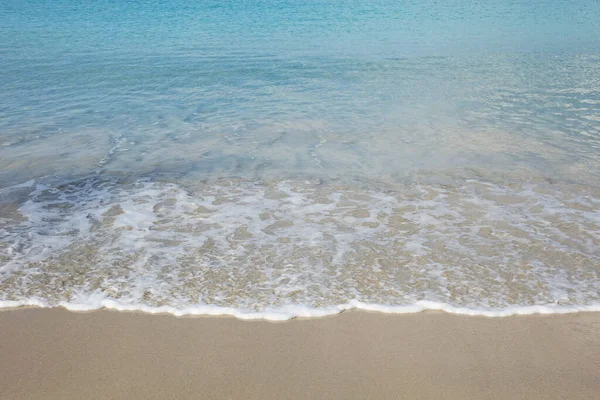 Onda Mar Playa Enfoque Selectivo Con Espacio Para Copiar — Foto de Stock