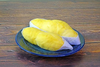 Durian: Tayland 'dan birinci kalite Altın Yastık (Monthong) Durian beyaz kağıda sarılı