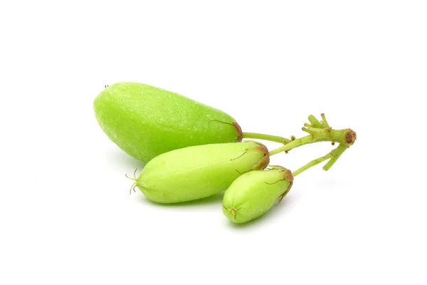 Bilimbi Vruchten Geïsoleerd Witte Achtergrond — Stockfoto