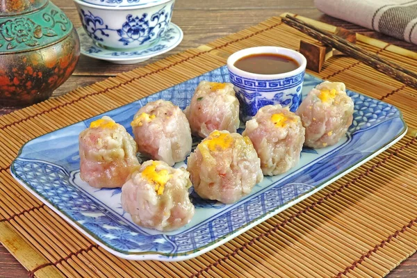 Dim Sum Phuket Tradicional Fujian Estilo Carne Porco Dim Sum — Fotografia de Stock