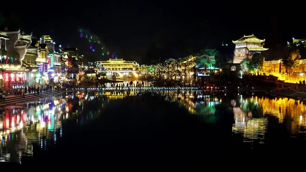 Fenghuang Ancienne Ville Une Des Célèbres Villes Antiques Xiangxi Hunan — Photo