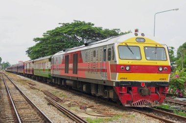 Tayland eski treni, seçici odaklanma