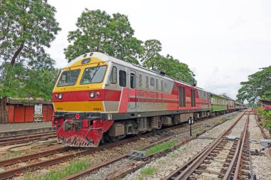 Tayland eski treni, seçici odaklanma