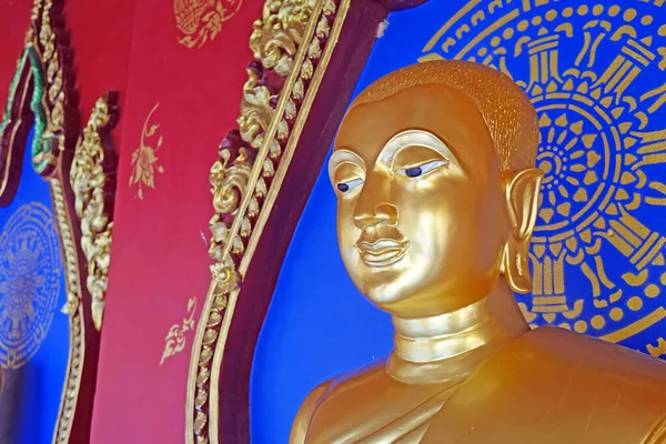 Estátuas Ouro Arhat Arahant Santo Budista Wat Bang Thong Temple — Fotografia de Stock