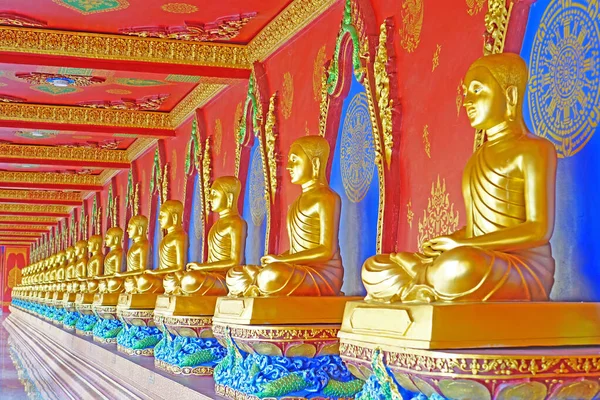 泰国克拉比省Wat Bang Thong寺的Arhat 阿拉伯或佛教圣徒 有选择的重点 — 图库照片
