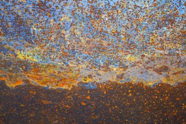 Paslı metal kaplama arkaplan ve doku