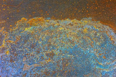 Paslı metal kaplama arkaplan ve doku