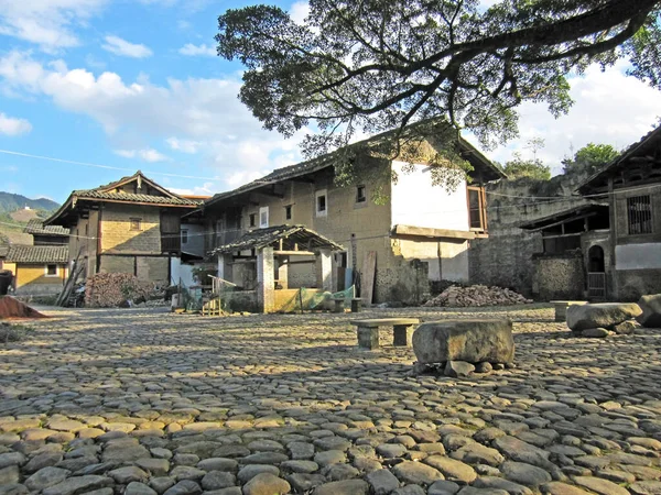 Beautiful Scenery Yunshuiyao Famous Ancient Village Fujian China Soft Focus — Foto de Stock