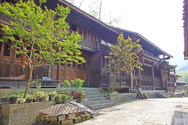 Prachtig Landschap Van Het Oude Dorp Biancheng Stad Hunan Provincie — Stockfoto