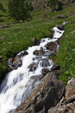 Şelale Alpe Veglia Tabiat Parkı