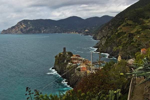 Cinque Terre sul Mar Ligure — Foto Stock