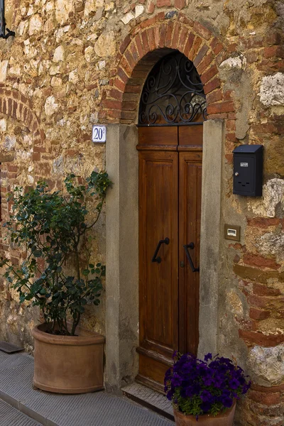 Casas Ladrillos Rojos Toscana —  Fotos de Stock