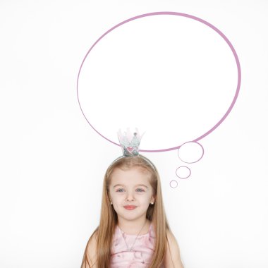 Şirin Prenses kız düşünceler