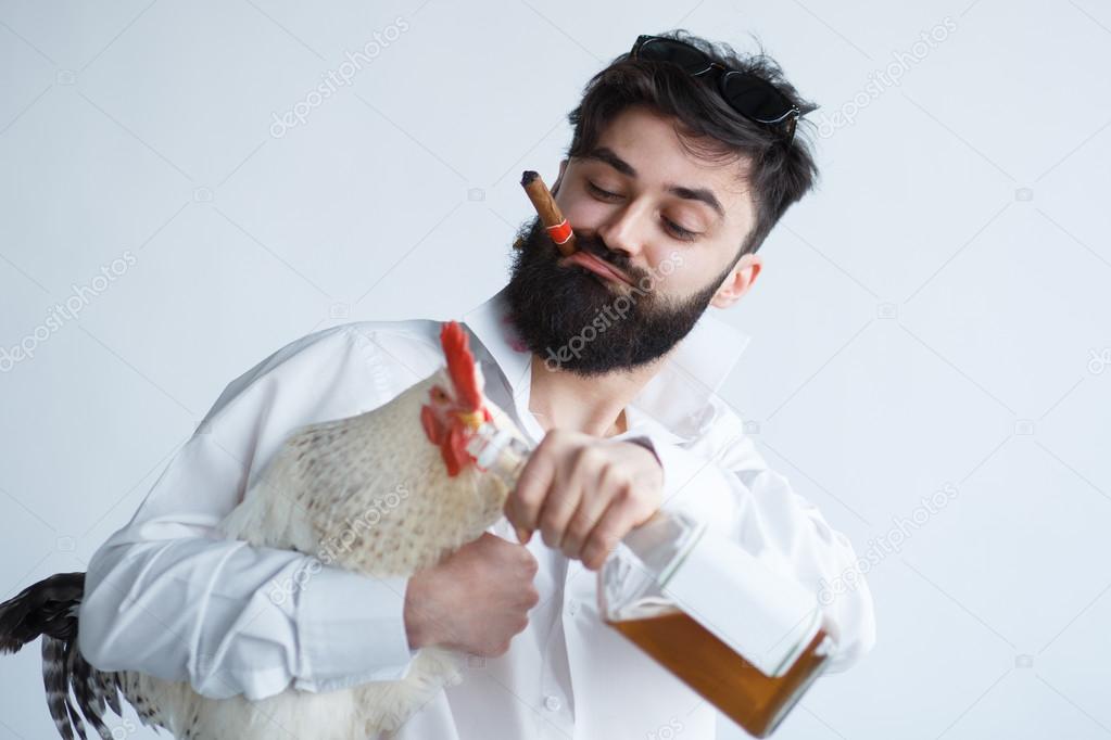 Attēlu rezultāti vaicājumam “drunk man with beard”