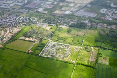 Berlin Hava görünümünü. Tilt Shift