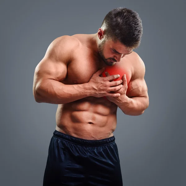 Concepto de dolor torácico — Foto de Stock