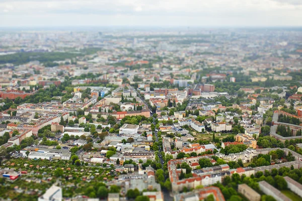 BerlinAerial view. Tilt Shift — Stock Photo, Image