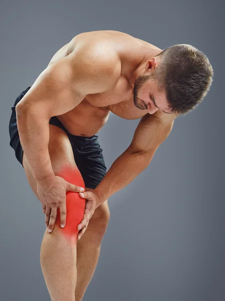 Koncepce bolesti kolena — Stock fotografie