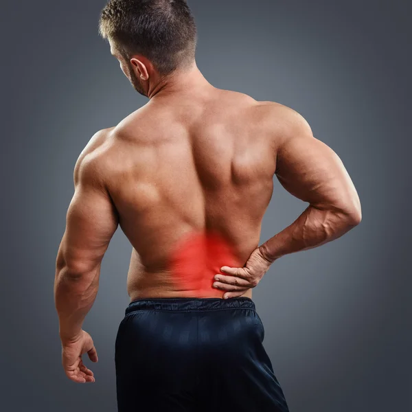 Conceptul durerii de spate — Fotografie, imagine de stoc
