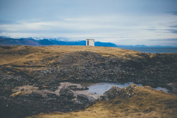 Vulkanisch landschap in IJsland. — Stockfoto