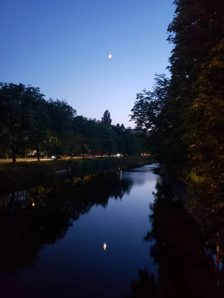 Nacht Berlin Noche Berlin — Stockfoto