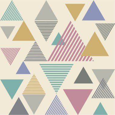 Üçgen çizgi çizgisi soyut arkaplan - doygun renk tonu