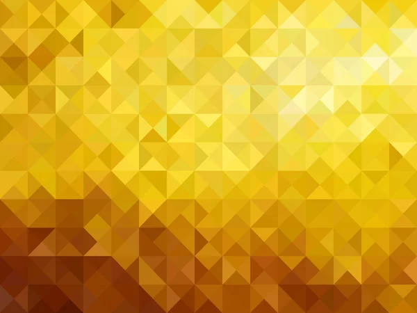 Oro Bajo Poli Triángulo Agudo Fondo Abstracto Vector Ilustración Diseño — Vector de stock