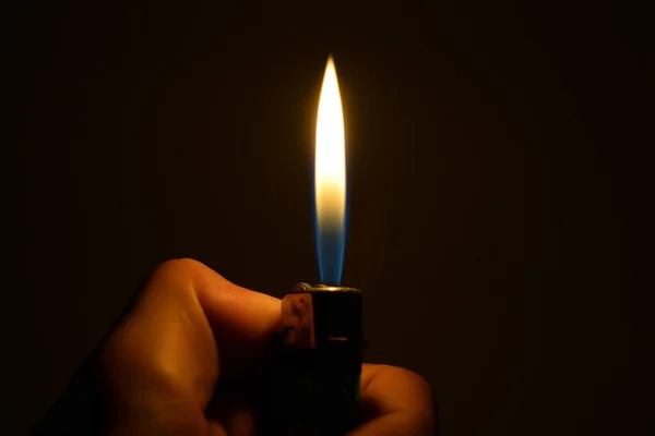 Closeup Handle Lighters Dark Room — Stock Photo, Image