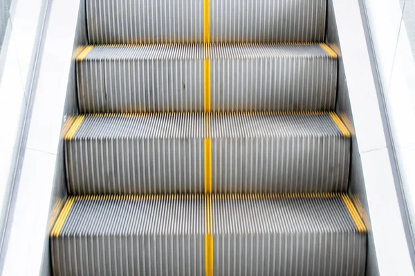 Close Escalators Stairway Transport People — Stock Photo, Image