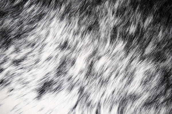 Gros Plan Faux Tapis Blanc Noir Pour Fond Texture — Photo