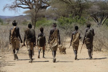 On a hunt with the Hadzame, one of the smallest original tribes in Tanzania.