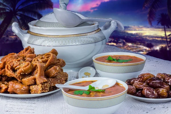 Marokańskich żywności, tradycyjne — Zdjęcie stockowe