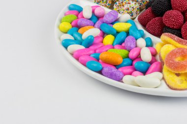 renkli şeker arka plan değişir