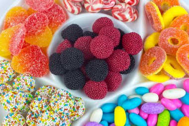 renkli şeker arka plan değişir