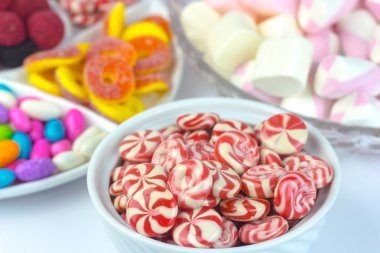 renkli şeker arka plan değişir