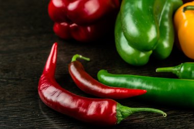 Taze biber lezzetli arka plan