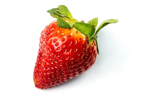 Half of strawberry isolated on white background — Stock Photo, Image