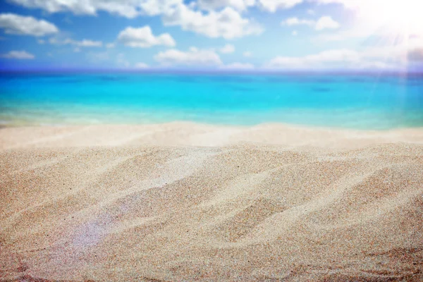 Mar vazio e fundo de praia com espaço de cópia — Fotografia de Stock