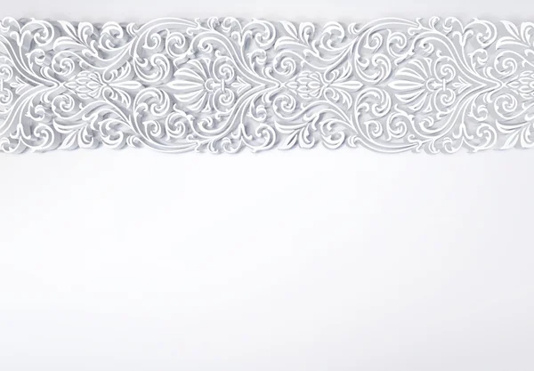 Güzel çiçek beyaz 3d — Stok fotoğraf