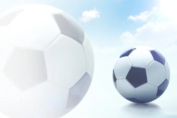 Красивый футбольный мяч фон — стоковое фото