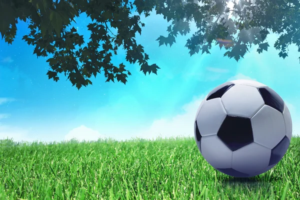 Красивый футбольный мяч фон — стоковое фото