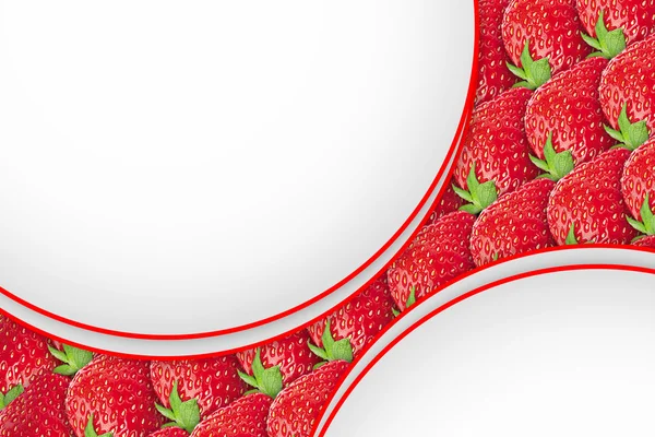 아름 다운 딸기 배경 — 스톡 사진